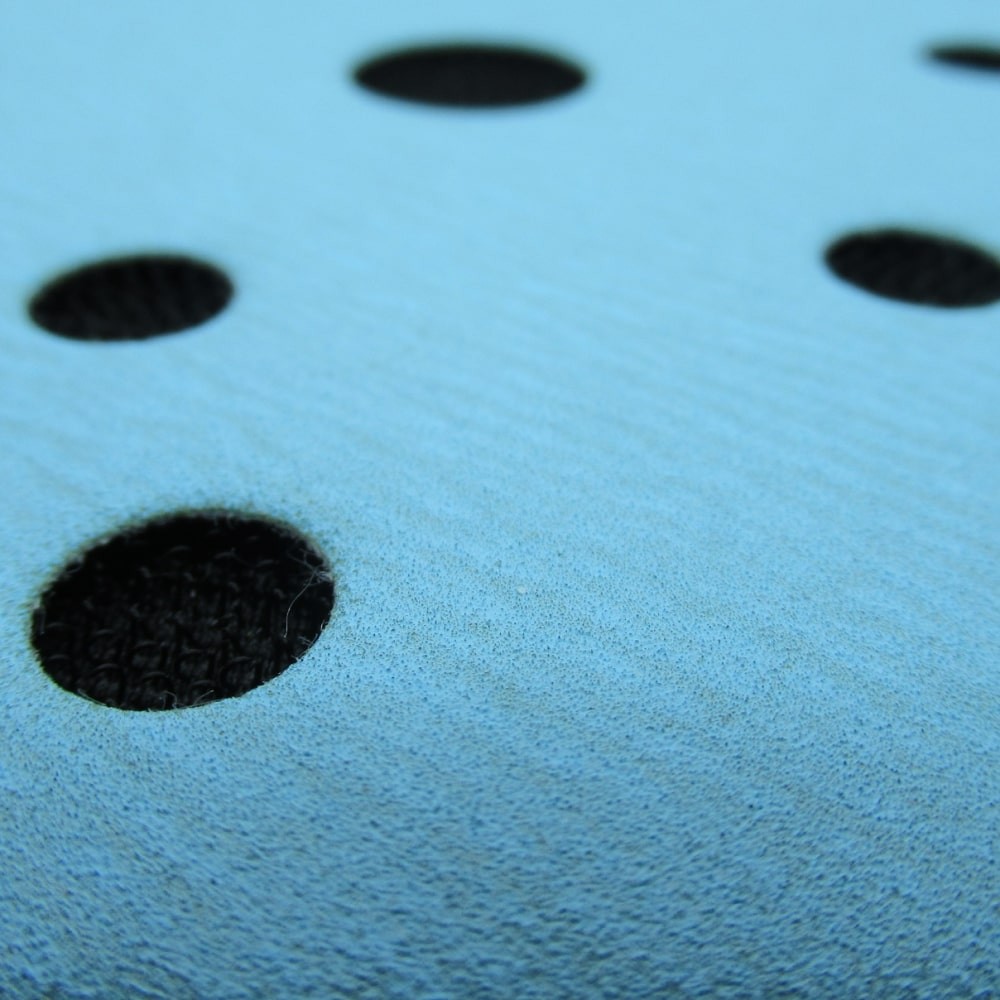 Самозацепляемый шлифовальный круг 1АК™,  Blue Line, (15 отв.), Ø150 мм, Р800