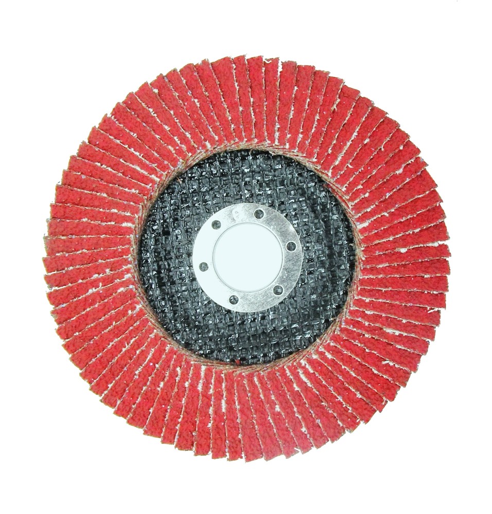 Лепестковый шлифовальный круг ПАК™ CR870, Сeramic, Торцевой, Конический, Ø125х22 мм, P36