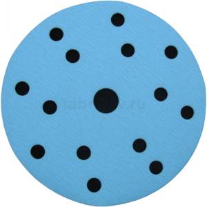 Самозацепляемый шлифовальный круг 1АК™,  Blue Line, (15 отв.), Ø150 мм, Р800