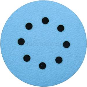 Самозацепляемый шлифовальный круг 1АК™,  Blue Line, (8 отв.), Ø125 мм, Р320