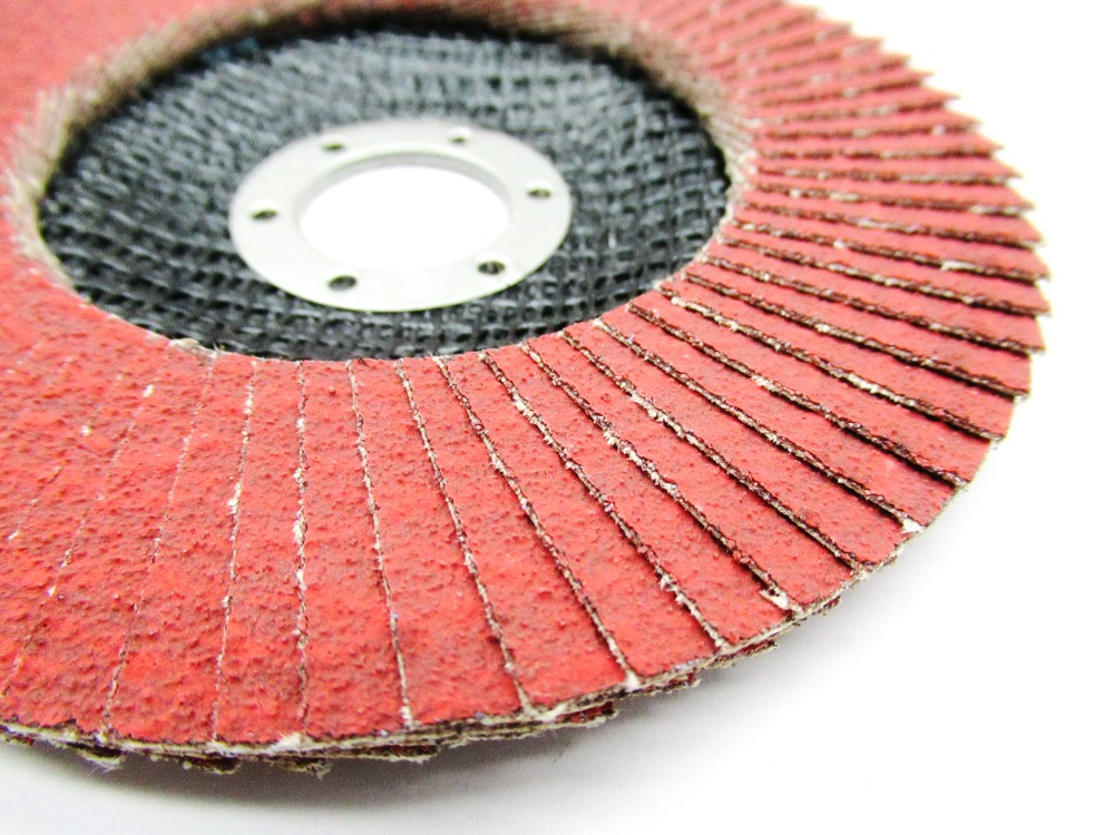 Лепестковый шлифовальный круг ПАК™ CR870, Сeramic, Торцевой, Плоский, Ø125х22 мм, P80