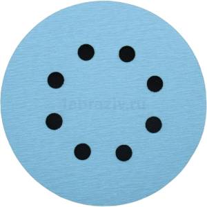 Самозацепляемый шлифовальный круг 1АК™,  Blue Line, (8 отв.), Ø125 мм, Р800