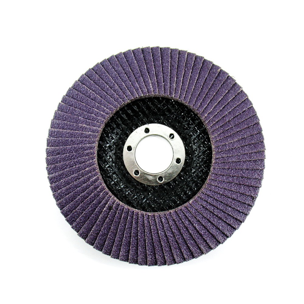 Лепестковый шлифовальный круг ПАК™ ZM 769, Торцевой, Плоский, Ø125х22 мм, P80+