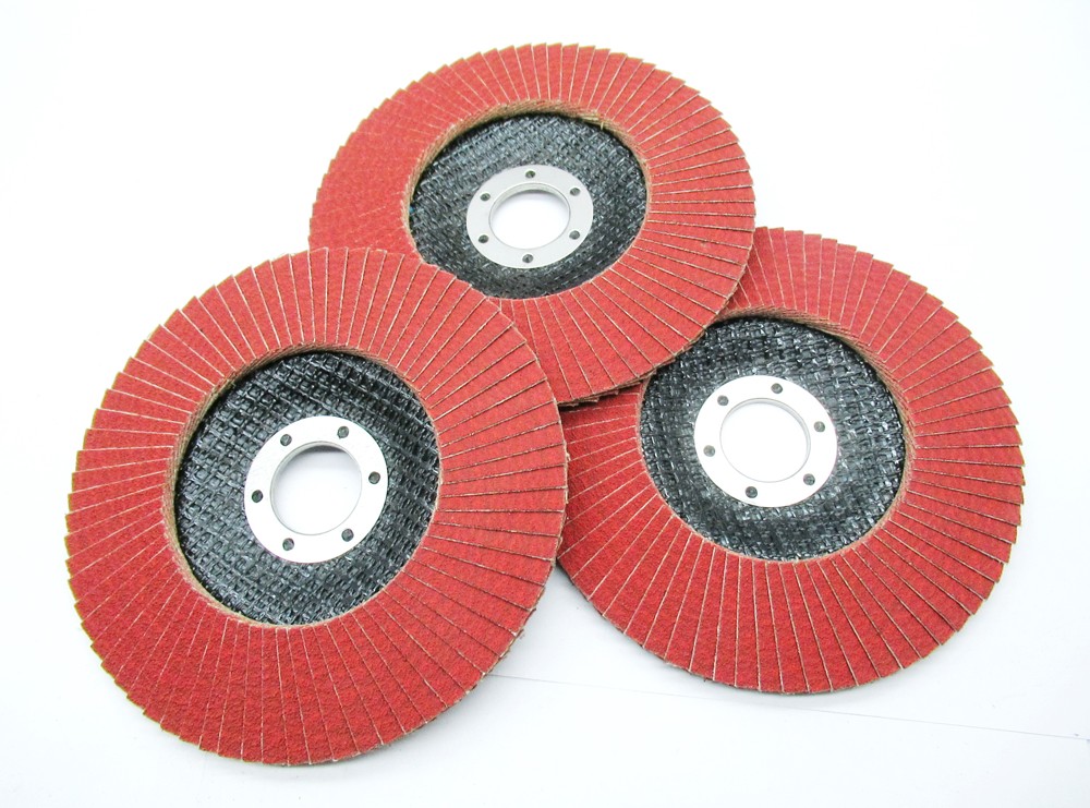 Лепестковый шлифовальный круг ПАК™ CR870, Сeramic, Торцевой, Конический, Ø125х22 мм, P80