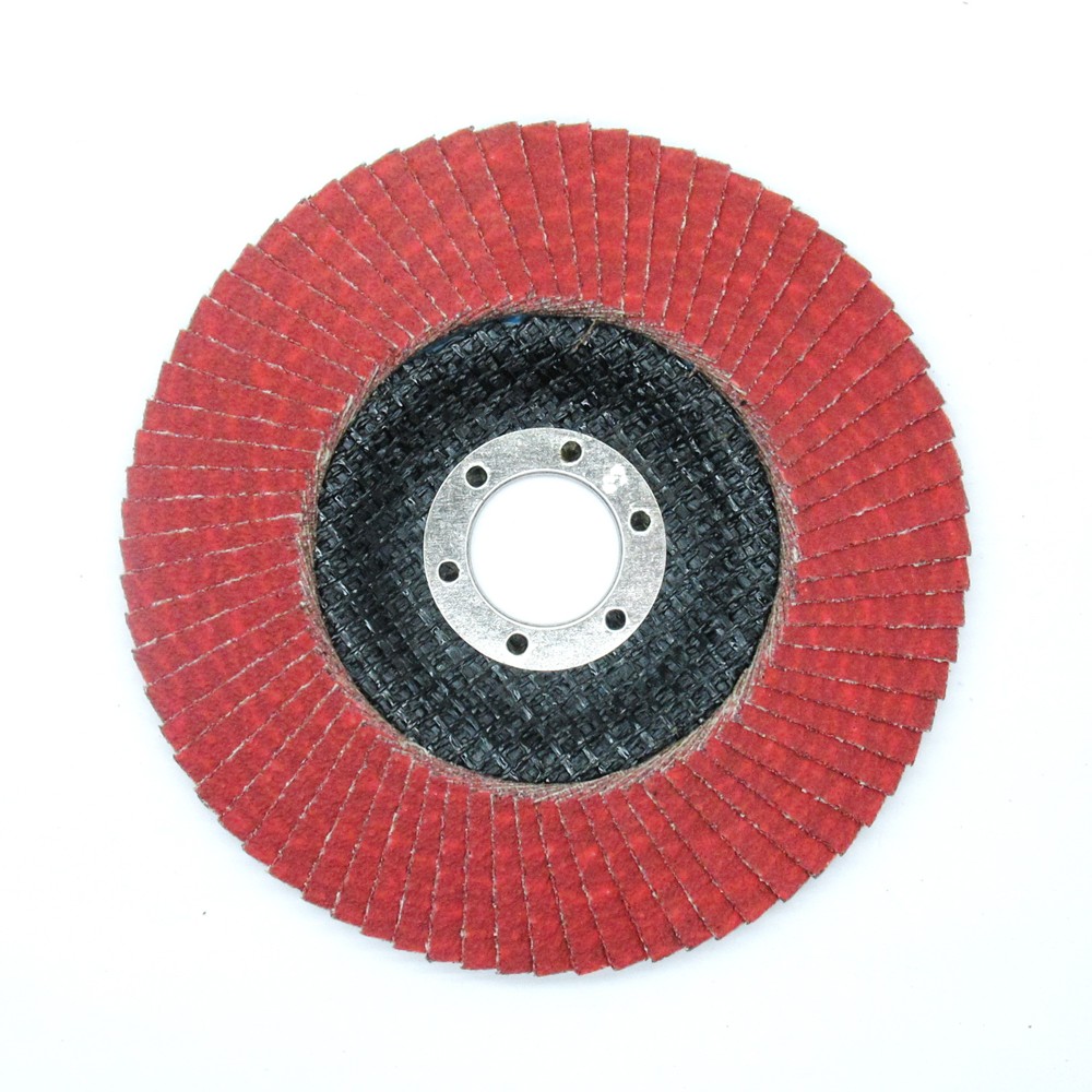 Лепестковый шлифовальный круг ПАК™ CR870, Сeramic, Торцевой, Конический, Ø125х22 мм, P80