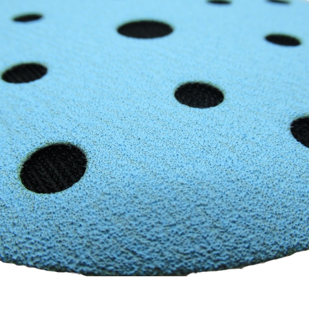 Самозацепляемый шлифовальный круг 1АК™,  Blue Line, (15 отв.), Ø150 мм, Р220