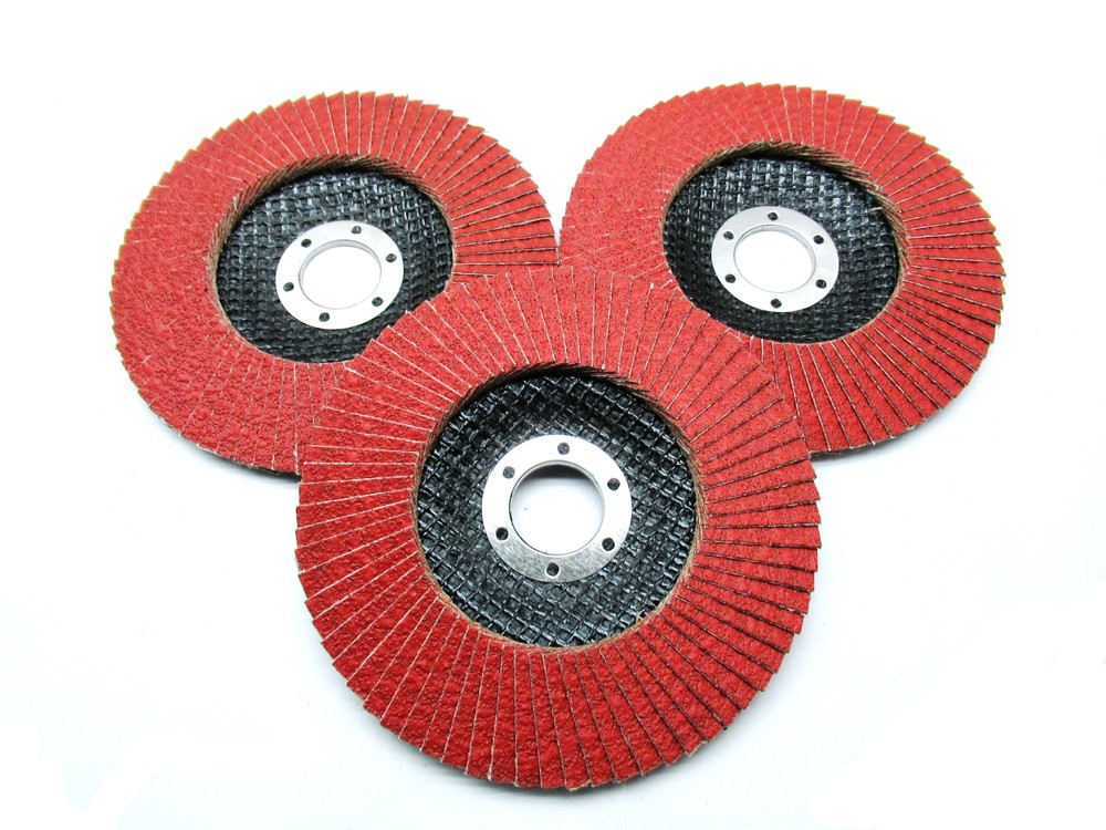 Лепестковый шлифовальный круг ПАК™ CR870, Сeramic, Торцевой, Конический, Ø125х22 мм, P60