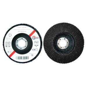 Лепестковый шлифовальный круг ПАК™ AC160, Торцевой, Плоский, Ø125х22 мм, P60