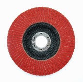 Лепестковый шлифовальный круг ПАК™ CR870, Сeramic, Торцевой, Плоский, Ø125х22 мм, P60