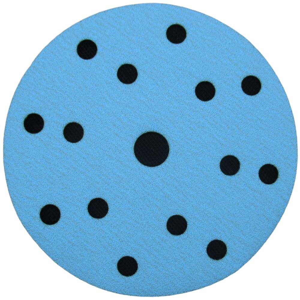 Самозацепляемый шлифовальный круг 1АК™,  Blue Line, (15 отв.), Ø150 мм, Р220