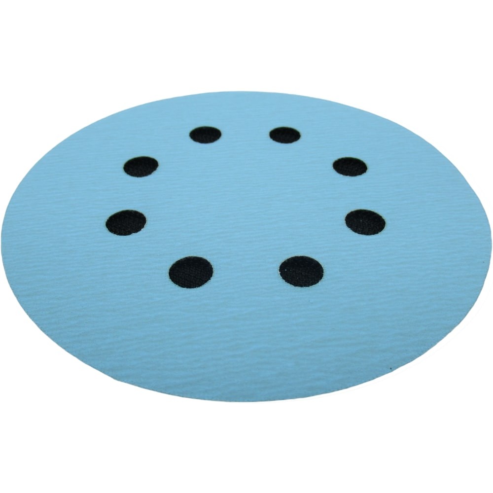 Самозацепляемый шлифовальный круг 1АК™,  Blue Line, (8 отв.), Ø125 мм, Р800