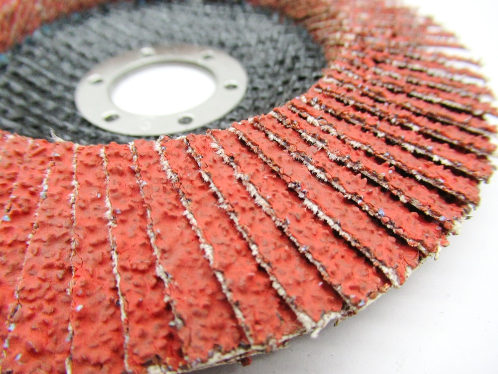 Лепестковый шлифовальный круг ПАК™ CR870, Сeramic, Торцевой, Конический, Ø125х22 мм, P36