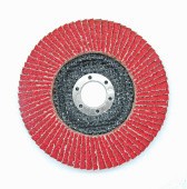 Лепестковый шлифовальный круг ПАК™ CR870, Сeramic, Торцевой, Конический,  Ø125х22 мм, P40