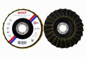 Лепестковый нетканый круг  ПАК™ Brite-X, Ø125х22мм, конический, Coarse