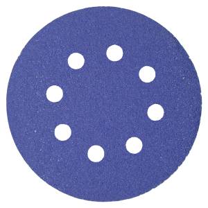 Самозацепляемый шлифовальный круг ПАК™, Purple Сeramic, (8 отв.), Ø125 мм, Р800