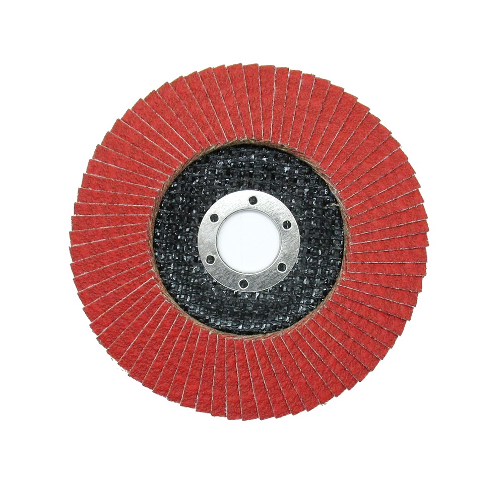 Лепестковый шлифовальный круг ПАК™ CR870, Сeramic, Торцевой, Конический, Ø125х22 мм, P60