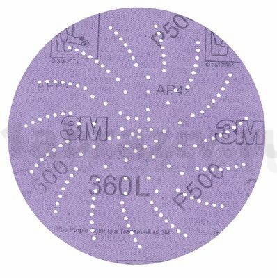 Шлифовальный круг со спиральными отверстиями 3M™ Hookit™ 150 мм P800