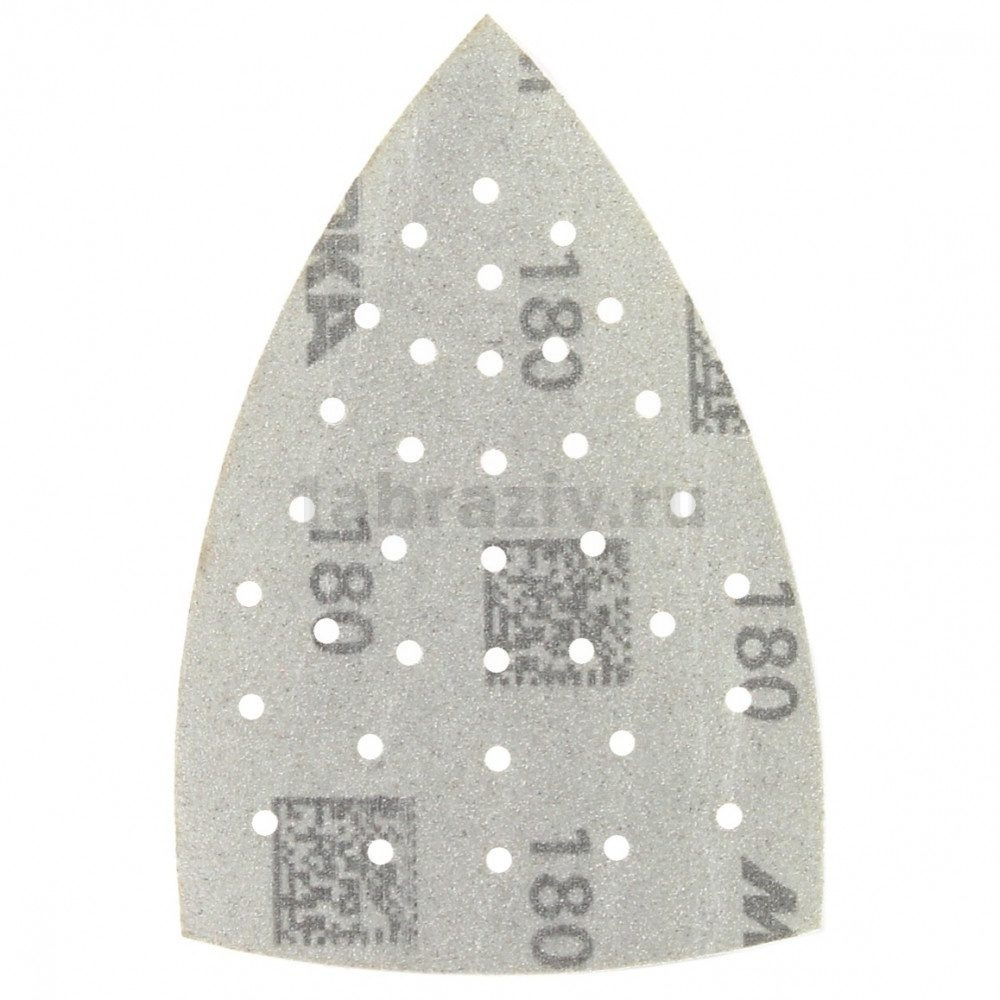Шлифовальный треугольник Mirka Iridium 100x152x152мм, 36 отверстий, P60, 246JQ05060