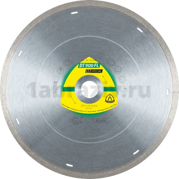 Алмазный отрезной диск Klingspor DT 900 FL Special по плитке 300х25.4/30мм 331049