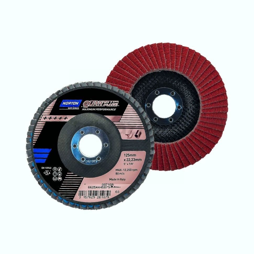 Лепестковый диск Norton Quantum Maximum Perfomance R996 125x22.23, P60, T29 , 66254445879