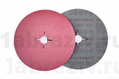 Фибровый шлифовальный круг 3M™ Cubitron™ II 982C, 80+, 180 мм х 22 мм