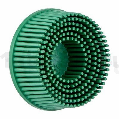 Круг Scotch-Brite™ Roloc™, Bristle RD-ZB, P50, зеленый, 75 мм