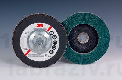 Лепестковый шлифовальный торцевой конический круг 3M™ 577F, P40, 125 мм х 22 мм