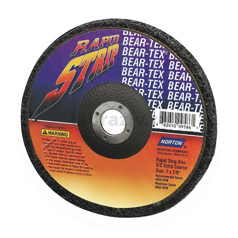 Зачистной диск Norton Rapid Strip 125x22.23 R4104 S для удаления ржавчины, краски и коррозии, 63642585749