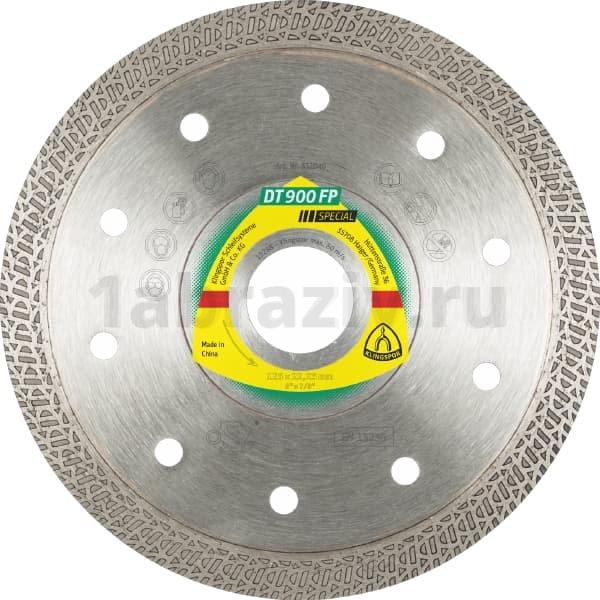 Алмазный отрезной диск Klingspor DT 900 FP Special 115х22мм 331039