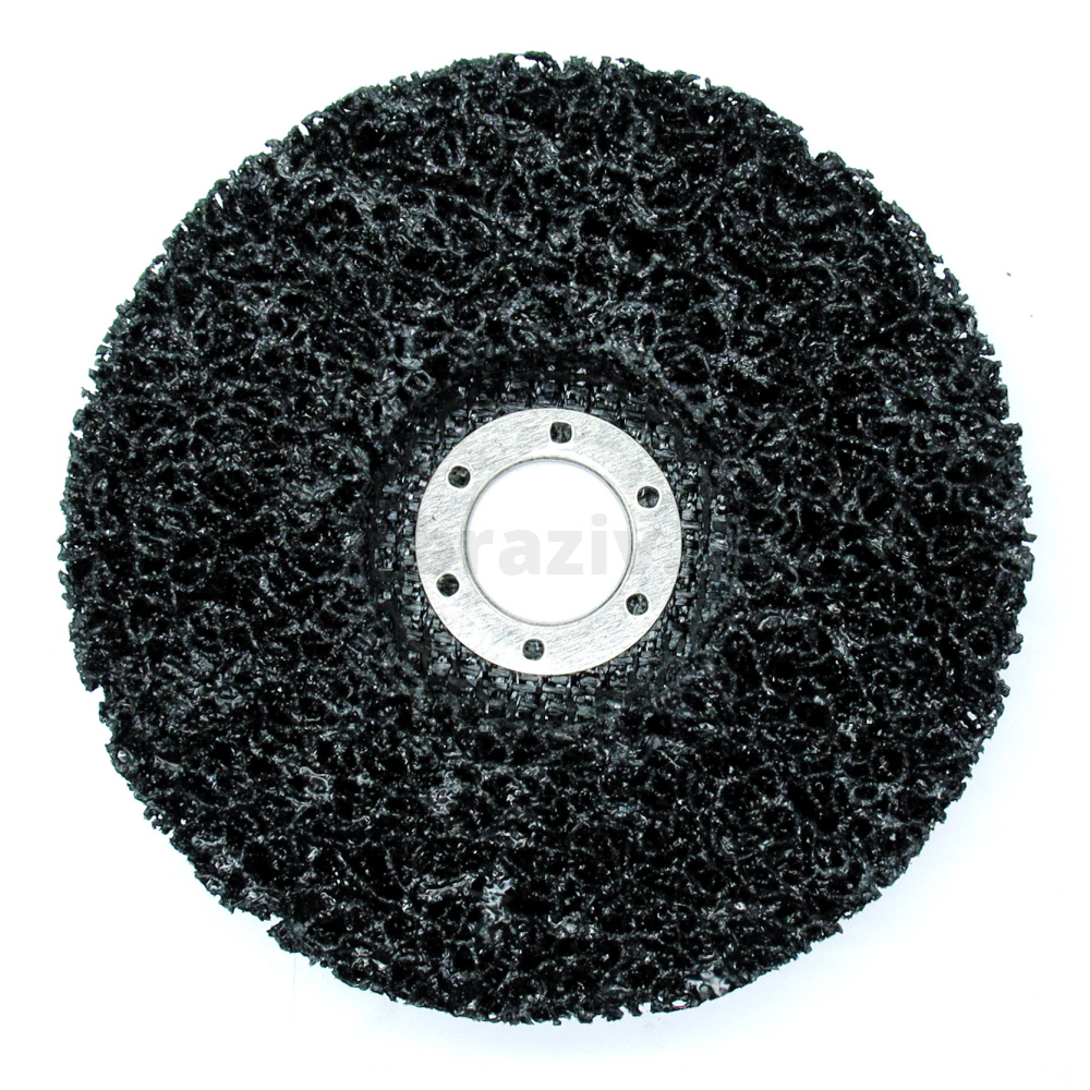 Круг зачистной полимерный коралловый ПАК™ Coral RS, Black, на оправке Ø125x22,23 мм