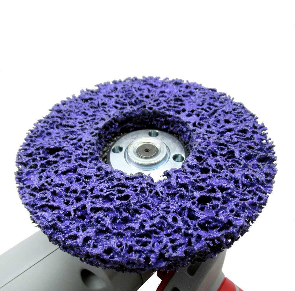 Круг зачистной полимерный коралловый ПАК™ Coral RS, Purple, на оправке Ø125x22,23 мм