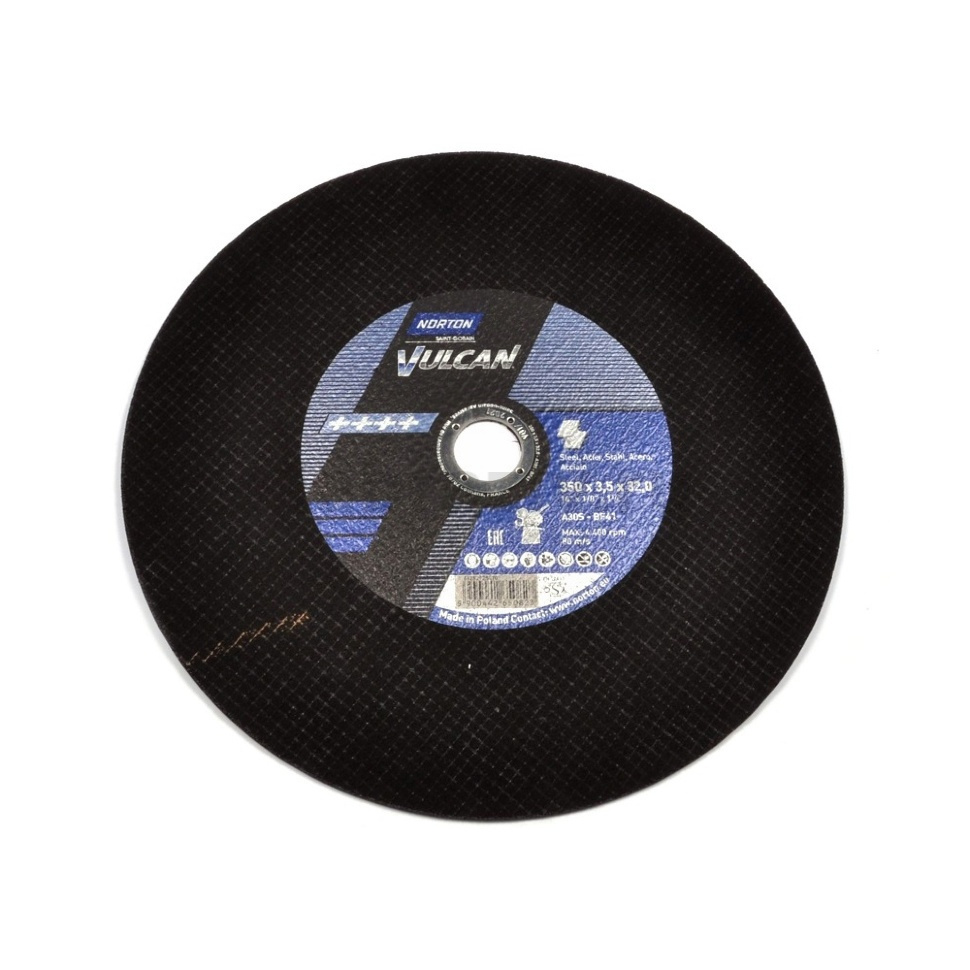 Отрезной диск Norton Vulcan 350x3.5x32 A30S, 80 м/с, 66252925470